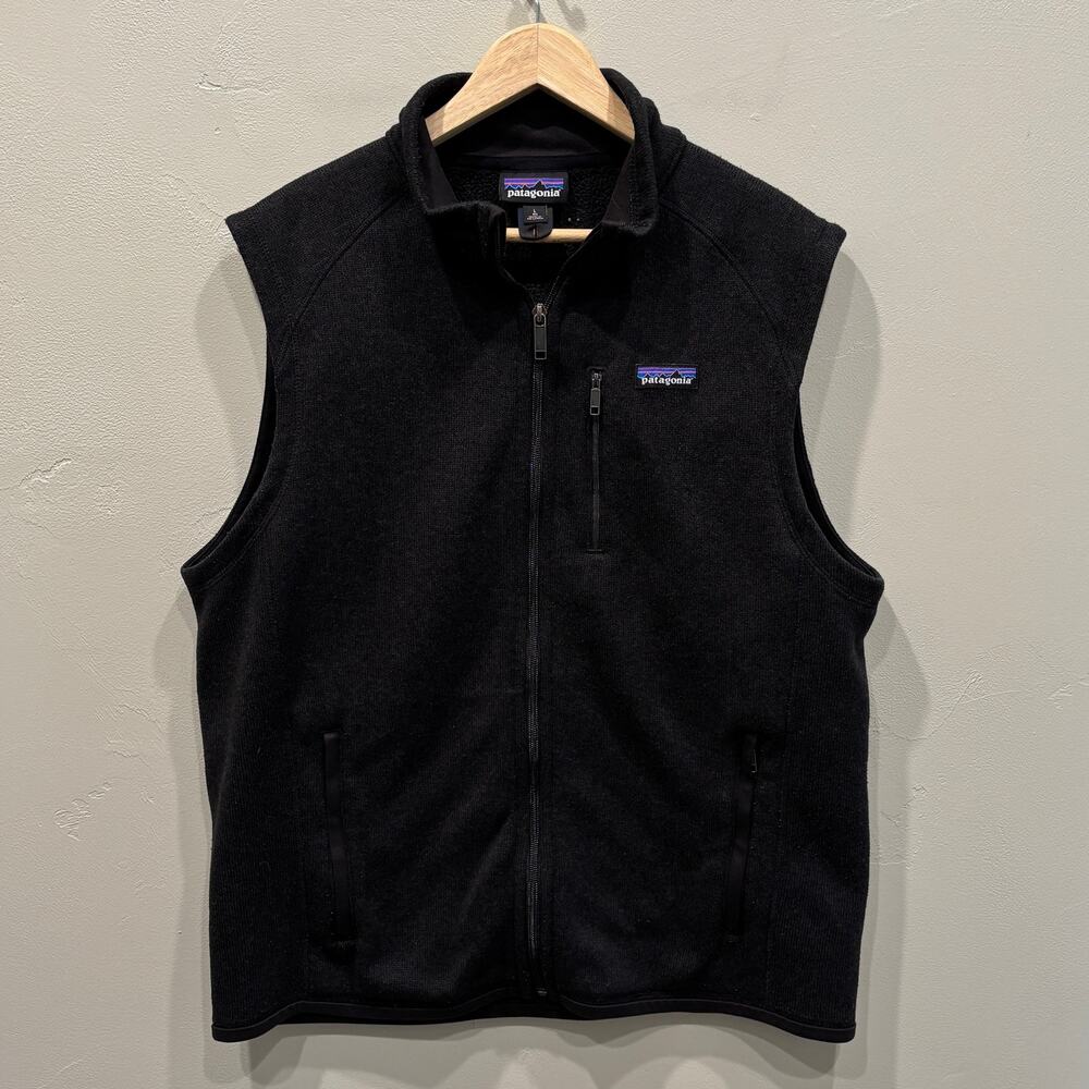 Patagonia Menโs Better Sweater Vest Black - Size: Large